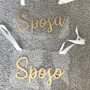 Wedding Chair Signs